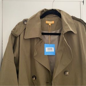 Olive Trench Coat